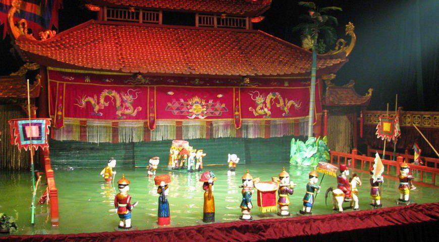 Watch a Water Puppet Show in Hanoi