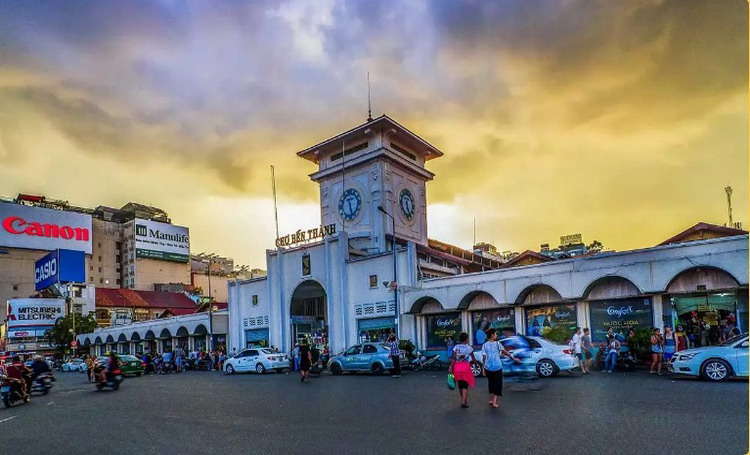 ben thanh market, hcm city