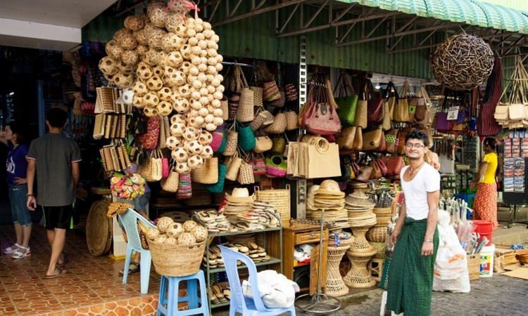 Bogyoke Market Myamnar